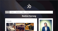 Desktop Screenshot of bastiankarweg.de